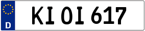 Truck License Plate